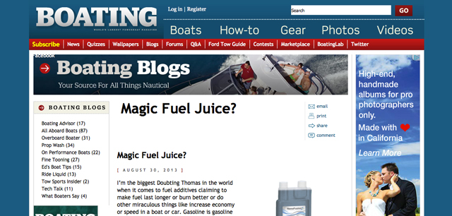 Magic Juice Boating Magazine
